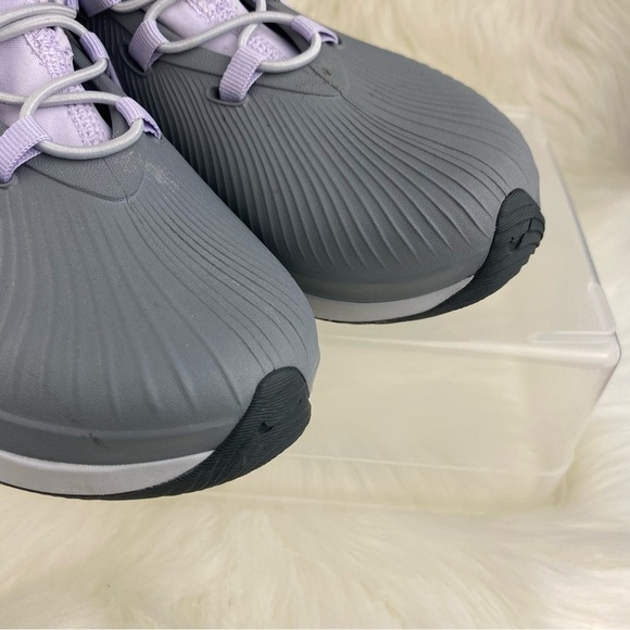 NIKE KIDS BINZIE ANKLE BOOTS GREY- PURPLE SIZE 12 CHILD - Picture 6 of 8